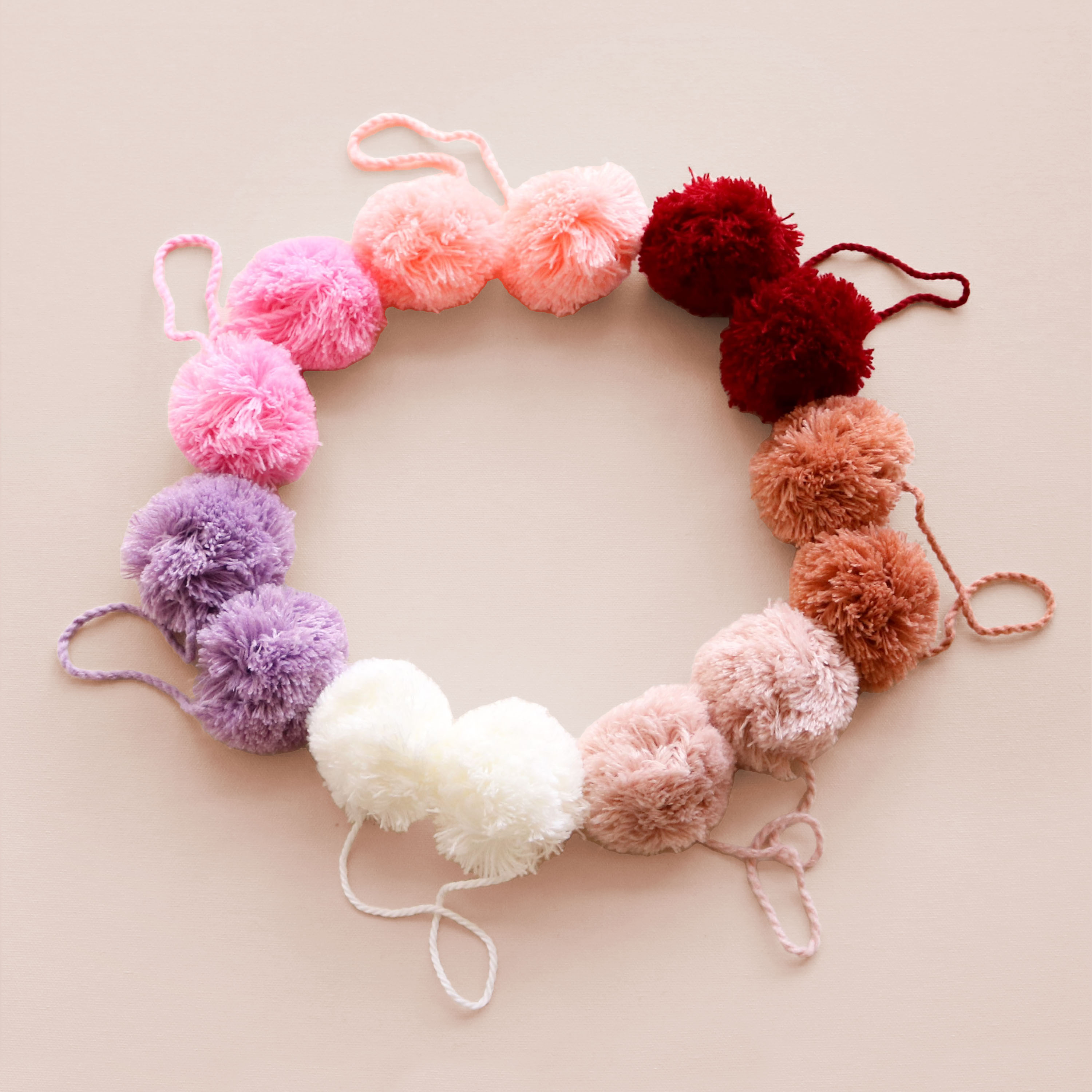 Hanging Pom Poms